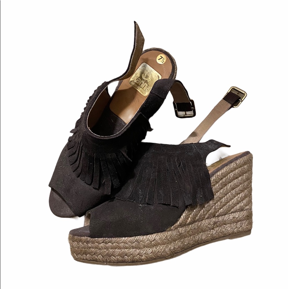 kanna brown wedges made in Spain